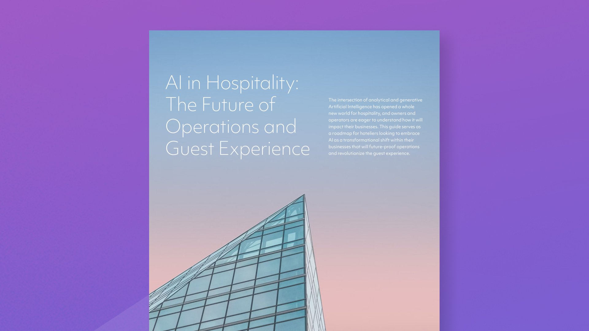 AI in Hospitality: The Future of Operations and Guest Experience