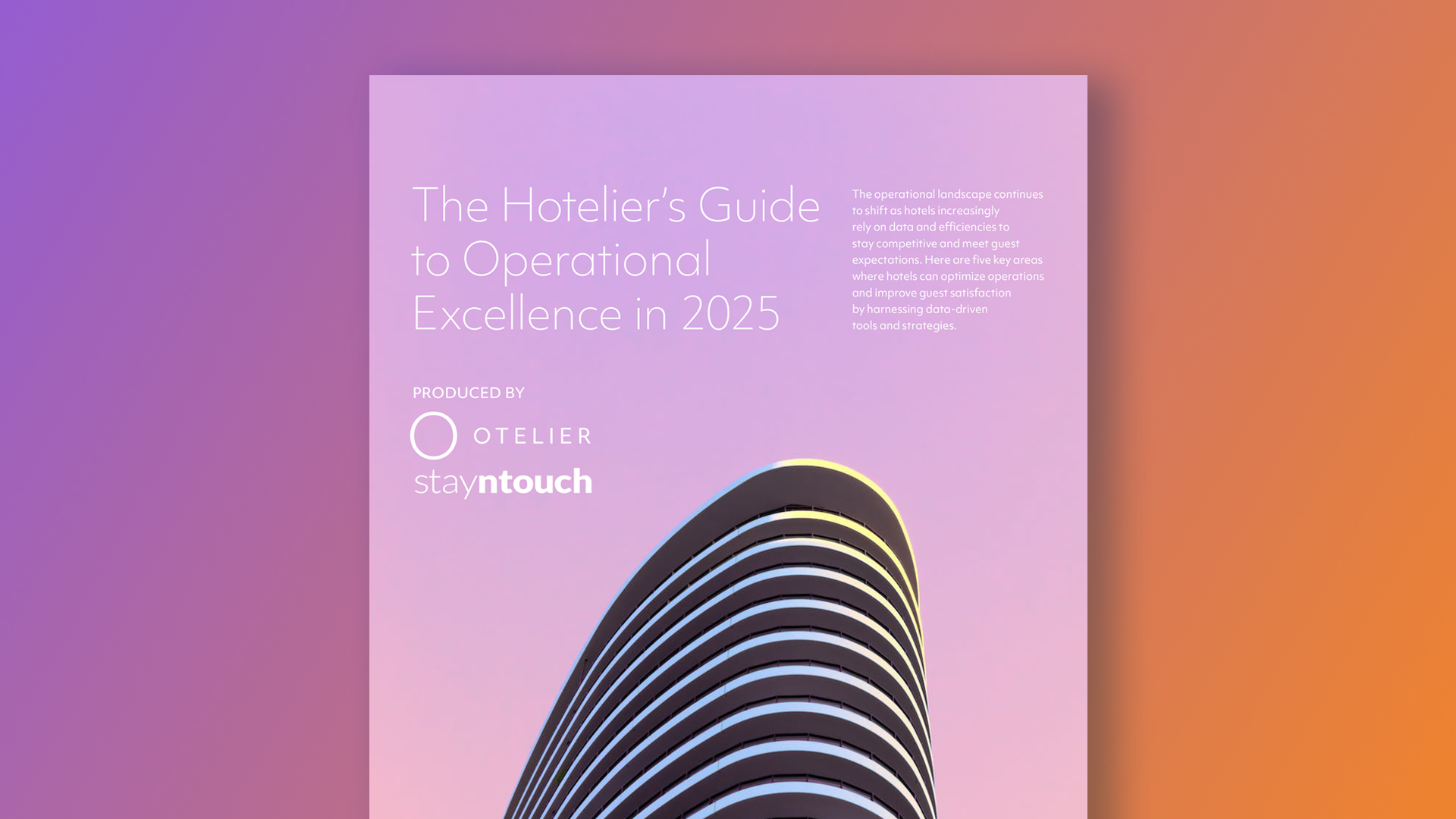 The Hotelier’s Guide to Operational Excellence in 2025